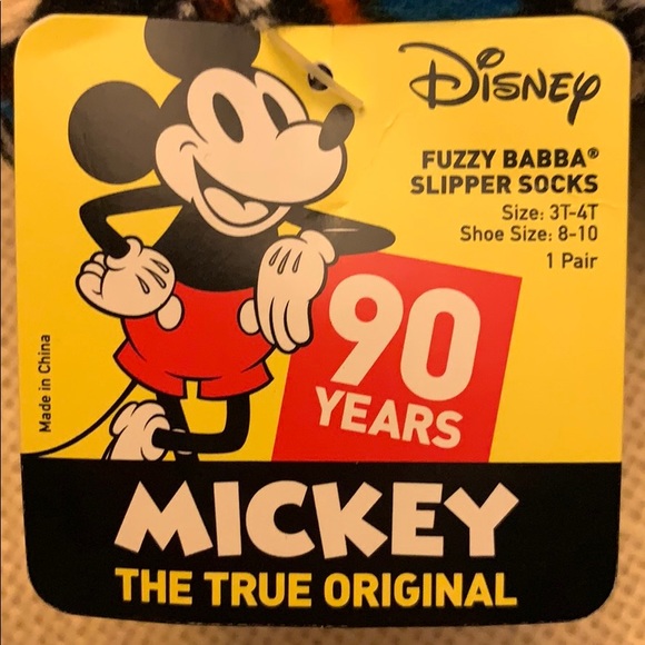 SOLD!!!! Disney slippers 2 pair, Mickey & toy story - Picture 2 of 3
